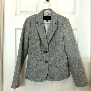 Women’s Business Blazer Banana Republic 00 Petite Gray